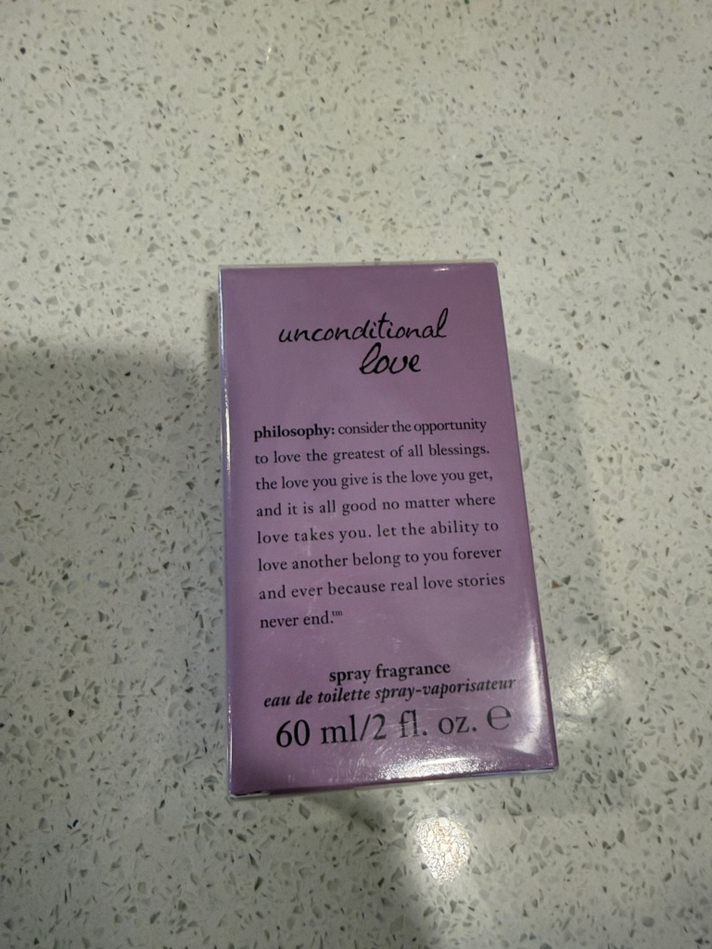 NIB 2oz Philosophy Unconditional Love